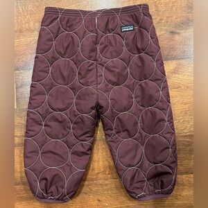 Patagonia Reversible Puff Ball Snow Pants Pink Maroon Size 4T Winter Outdoor